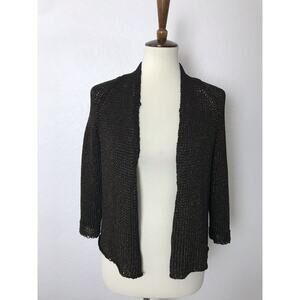 Eileen Fisher Cardigan Sweater Open Front
